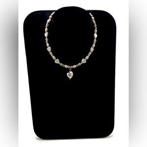 Hand Made Pearl Necklace by Santaellabyrey